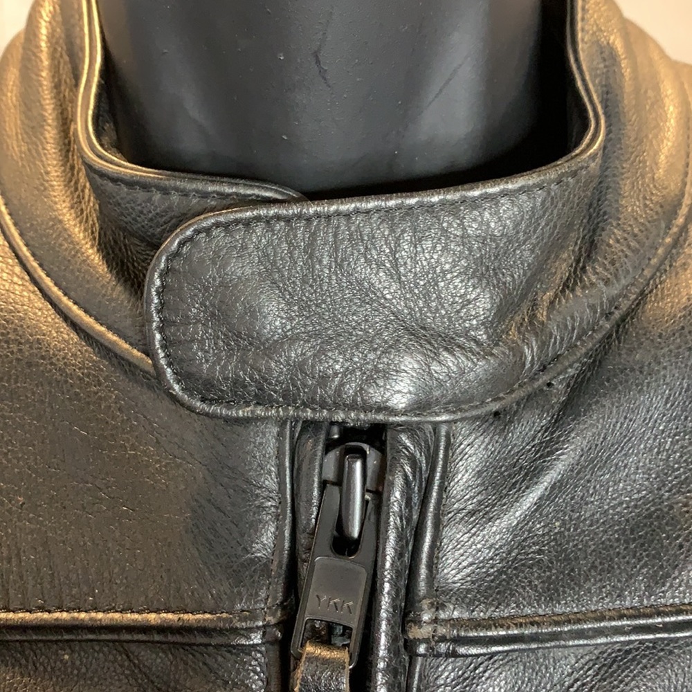[Harley-Davidson] - Leather Motorcycle Riding Jacket - Picture 4 of 9